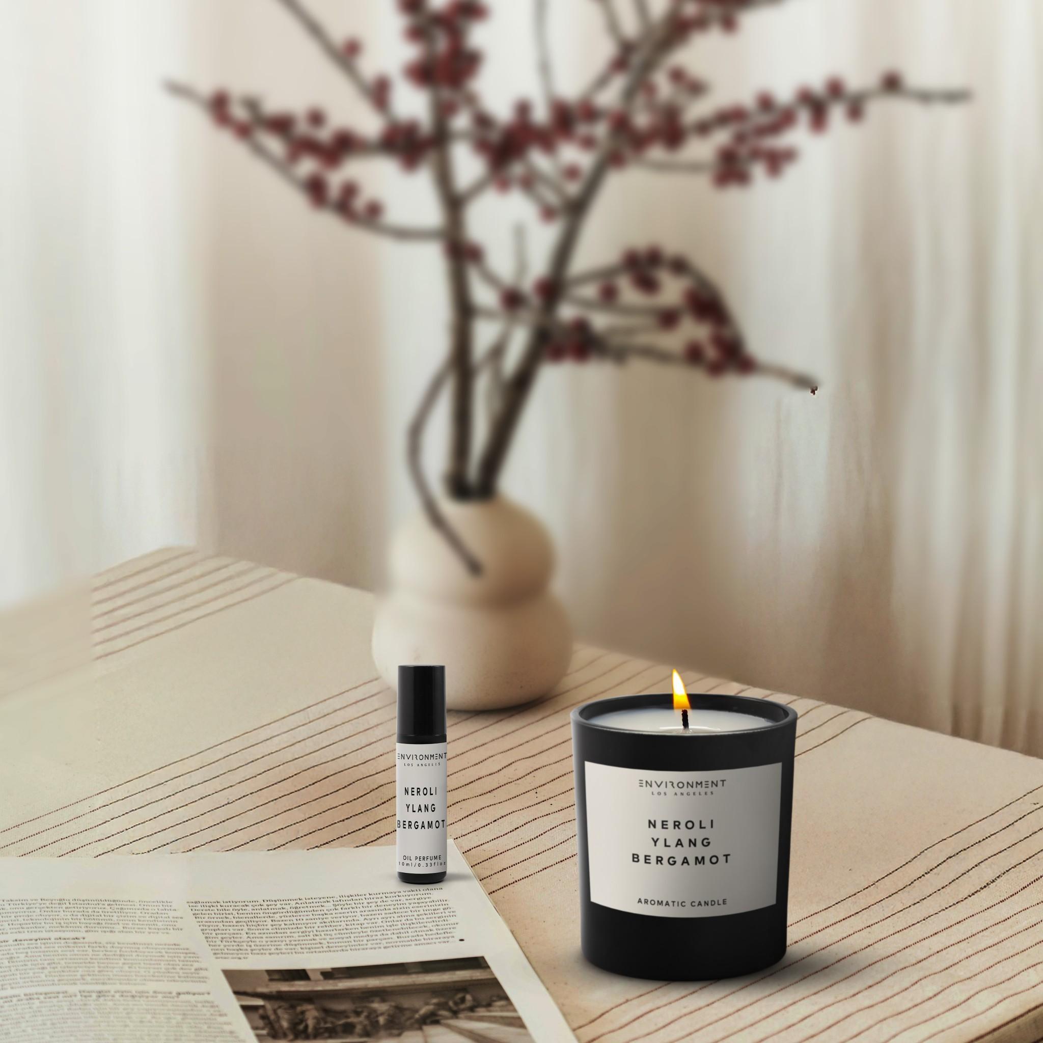 8oz Neroli | Ylang | Bergamot Candle with Lid and Box (Inspired by Chanel Chanel #5®)