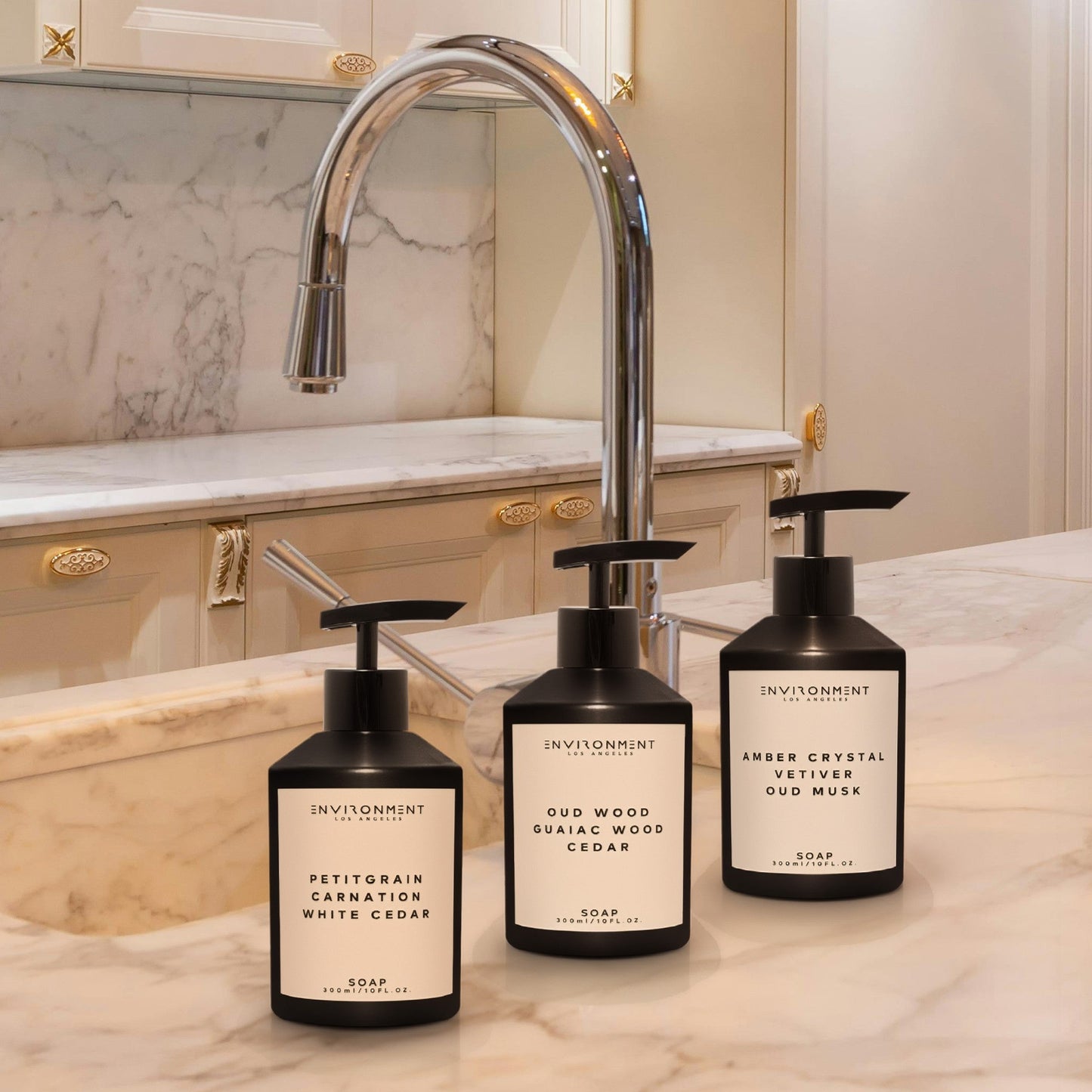 Amber Crystal | Vetiver | Oud Musk Hand Soap (Inspired by Baccarat Rouge 540®)