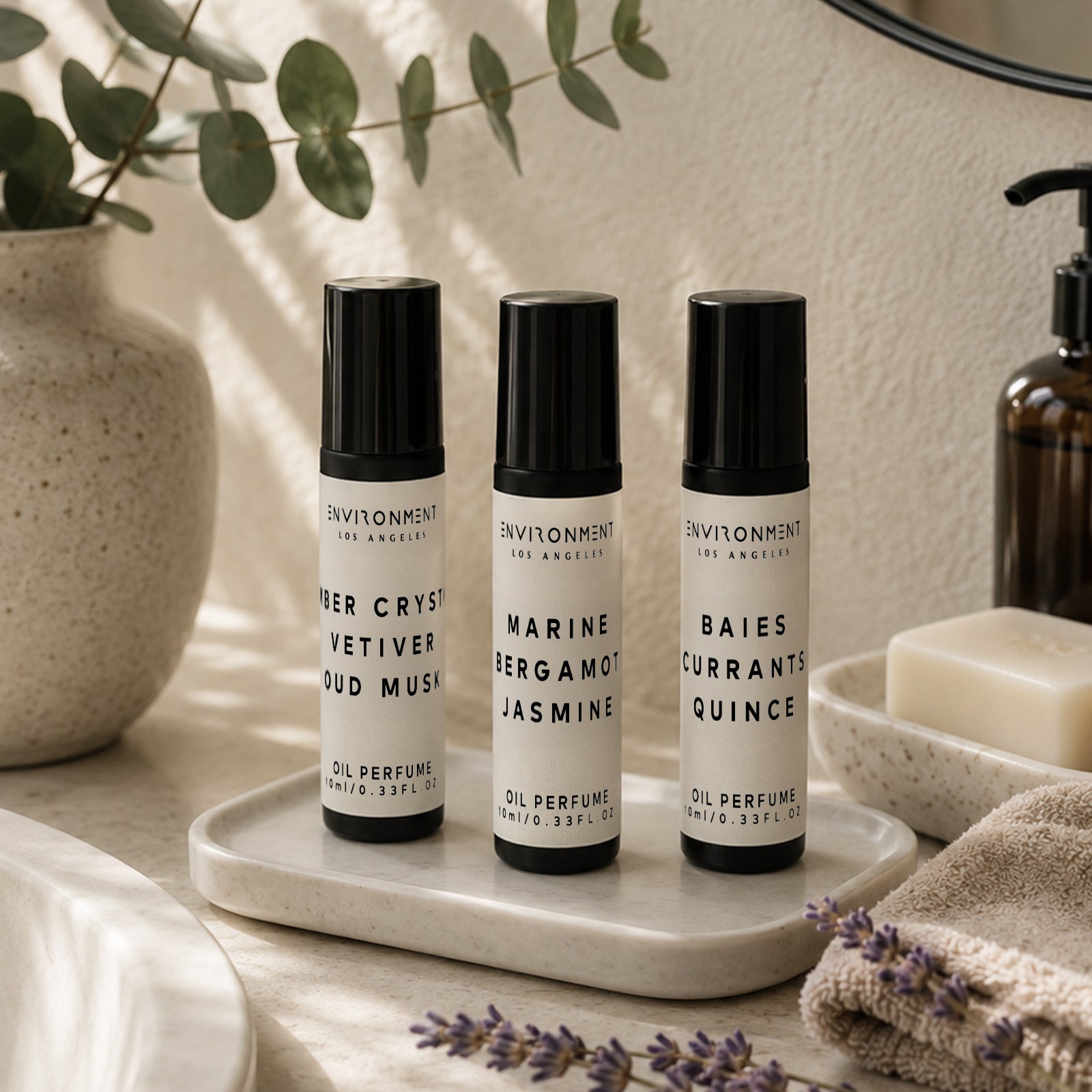 Amber Crystal | Vetiver | Oud Musk Roll-on Oil Perfume (Inspired by Baccarat Rouge 540®)