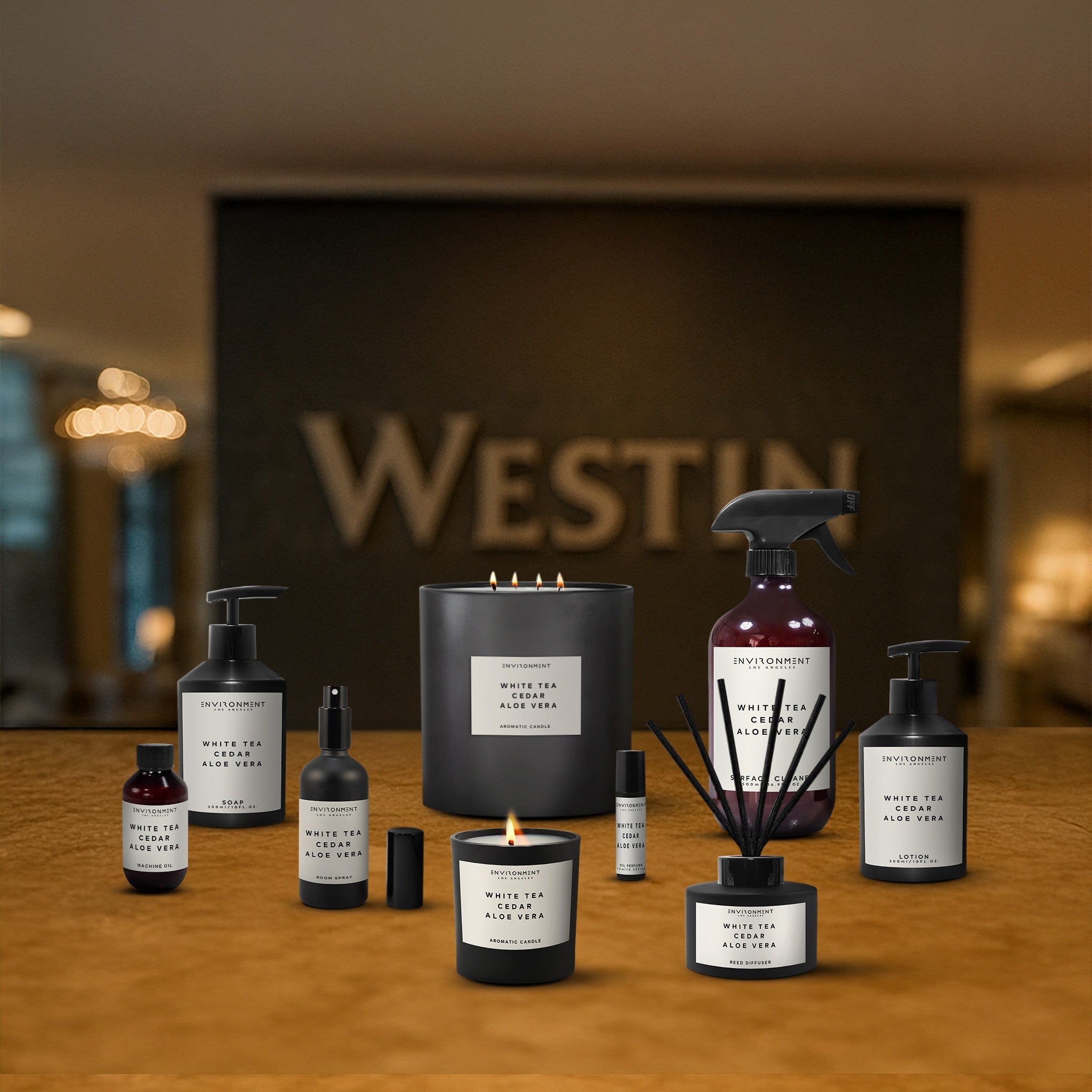 White Tea | Cedar | Aloe Vera Surface Cleaner (Inspired by Westin Hotel®)