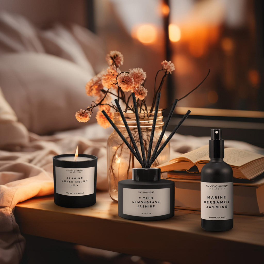 8oz Jasmine | Green Melon | Lily Candle with Lid and Box (Inspired by The Wynn Hotel®)
