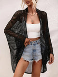 T-Shirts Trendsi swimwear - Elegant sheer longline wrap