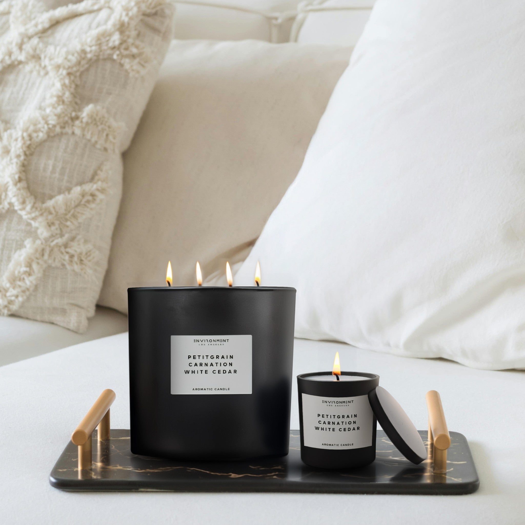 55oz Petitgrain | Carnation | White Cedar Candle (Inspired by YSL L'Homme®)
