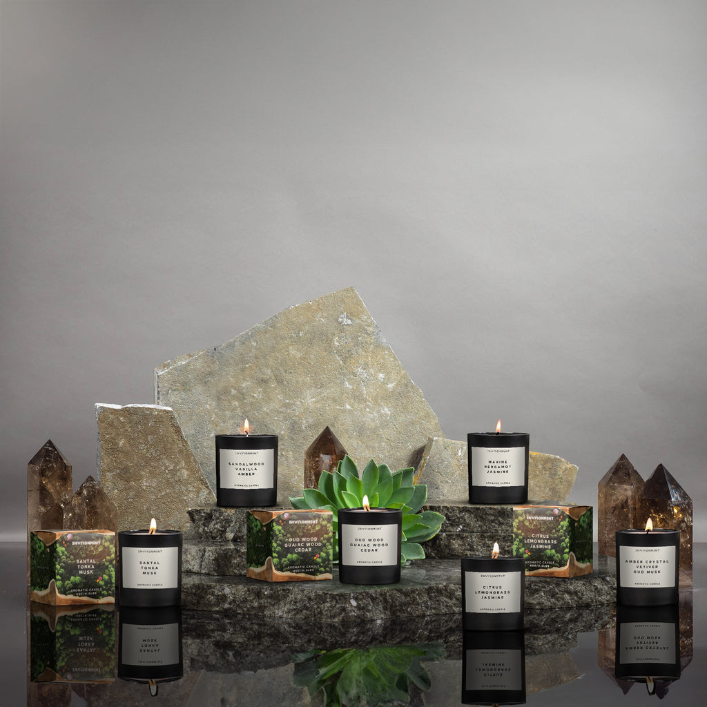 8oz Sea Water | Ozone | Oakmoss Candle with Lid and Box (Inspired by Davidoff Cool Water®)