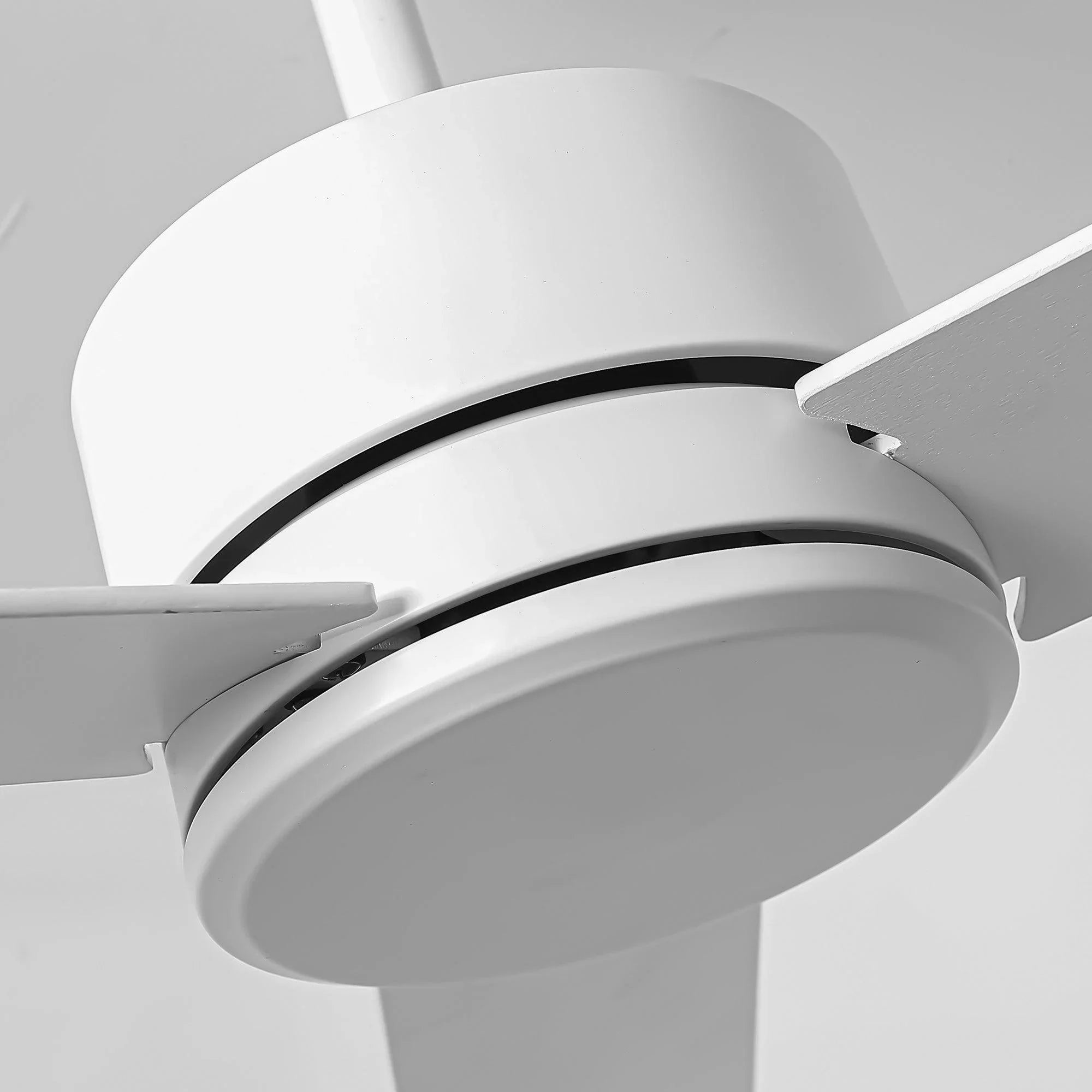 52" DC Motor 3 Blades Modern Downrod Mount Ceiling Fan