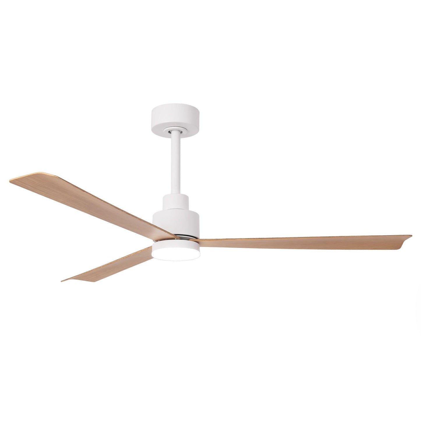 52 Inch Dinah Modern Downrod Mount Ceiling Fan with Remote Control and LED Light