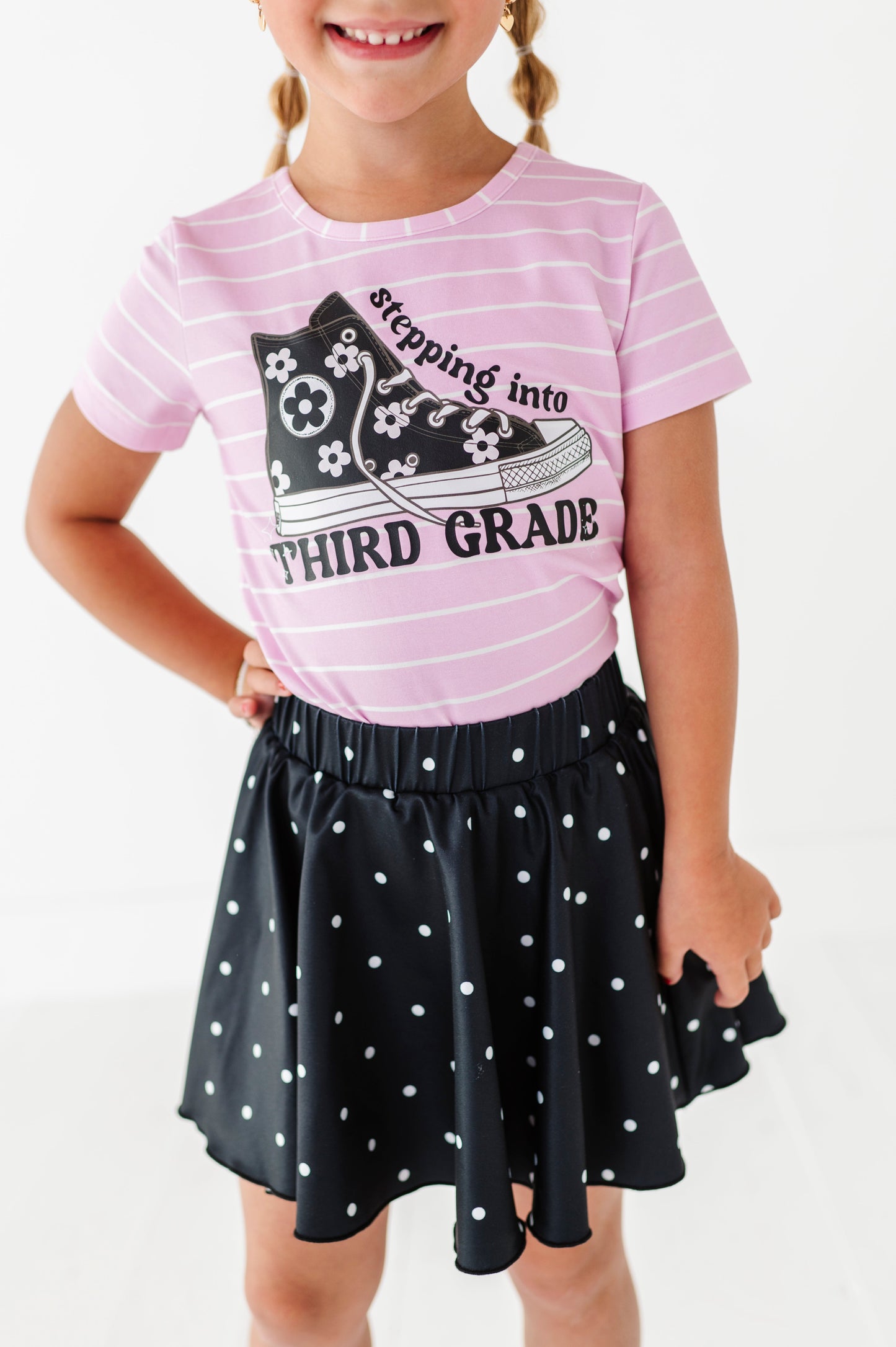 GIRLS “Stepping into…” Grade Level Tee (10yr + 12yr ONLY left)