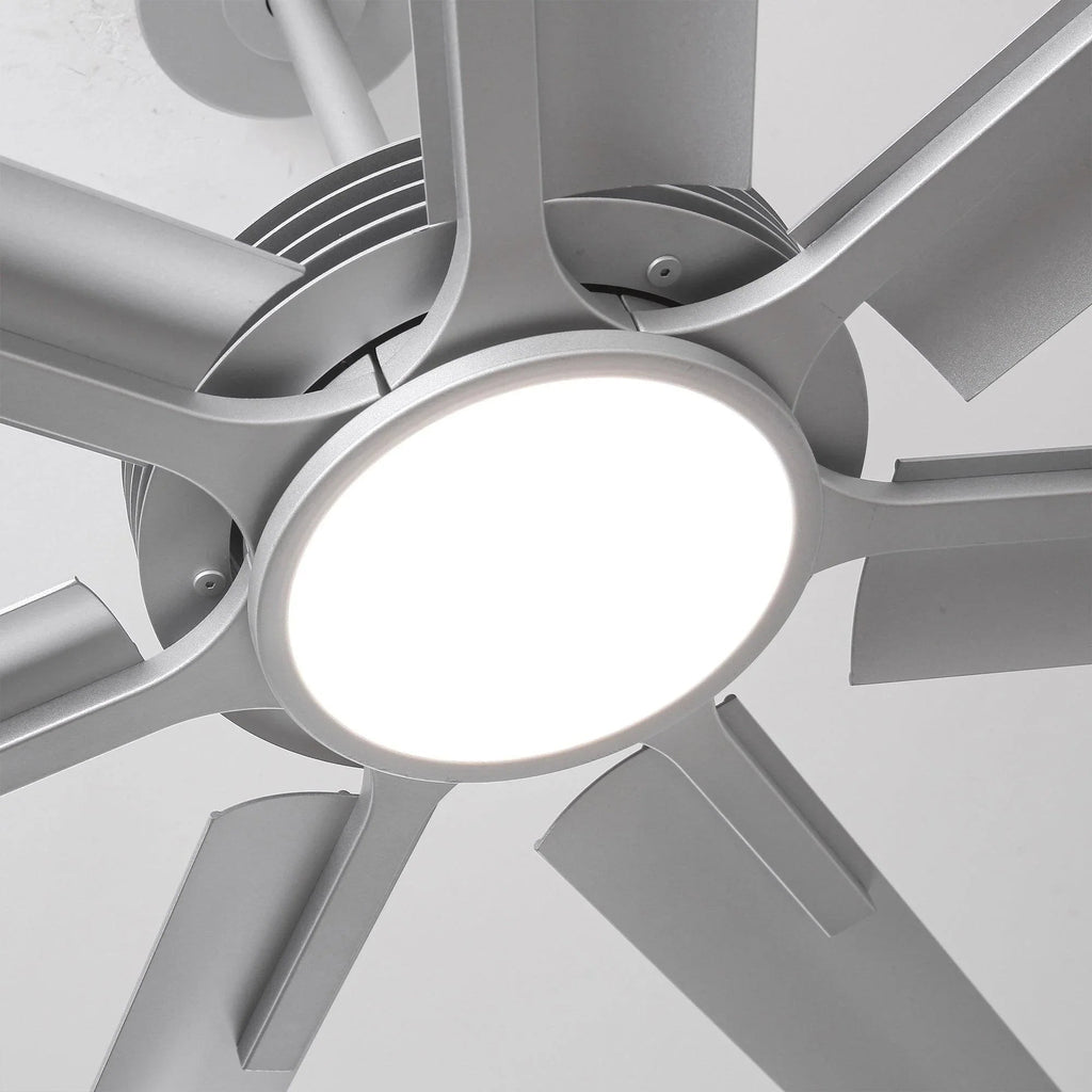 Padus Large Ceiling Fan with Dimmable Light and Remote Control