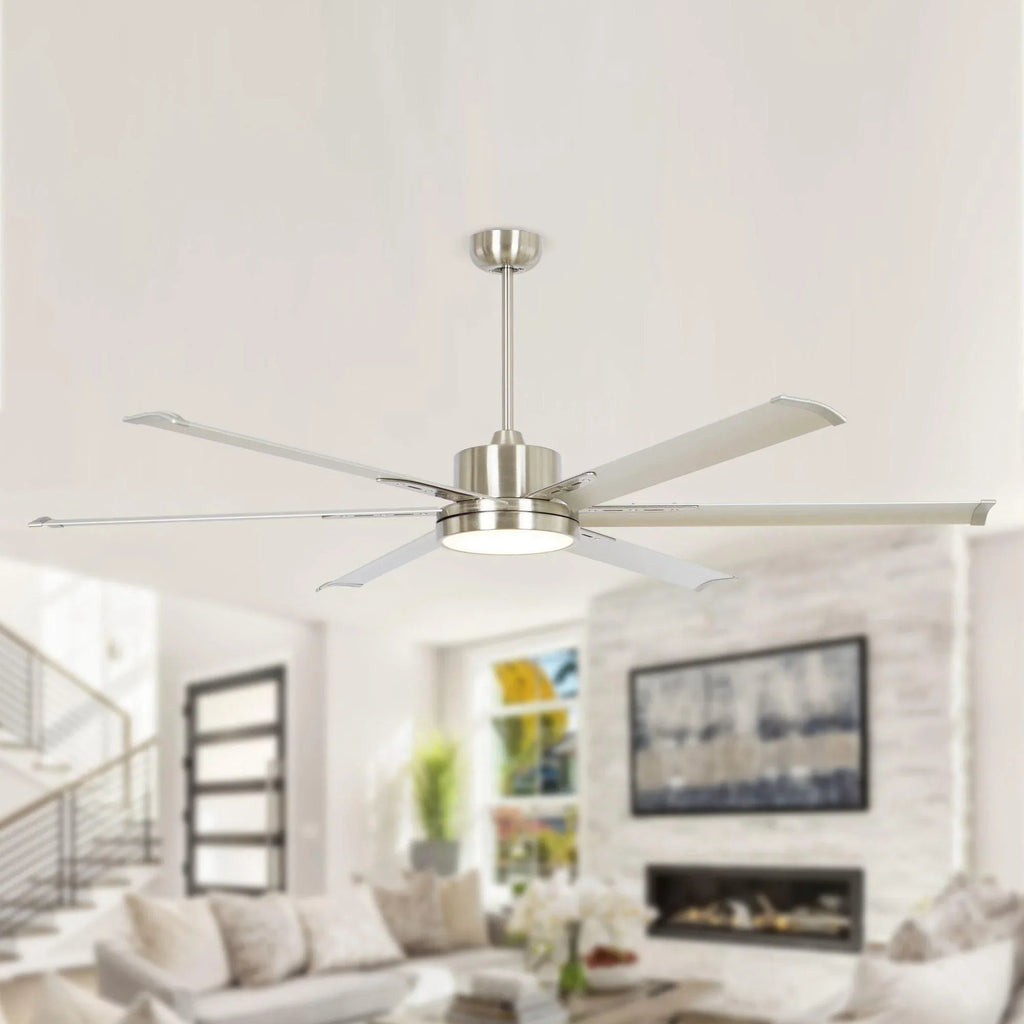 65 Inch Freda DC Motor Modern Ceiling Fan Led Light Remote Control