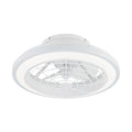 20" Ikon Modern DC Motor Flush Mount Reversible Ceiling Fan with Lighting and Remote Control