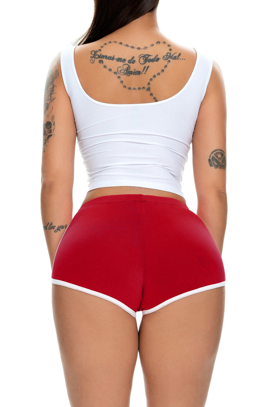 Casual slight stretch 13 colors slim mid waist shorts (only shorts)