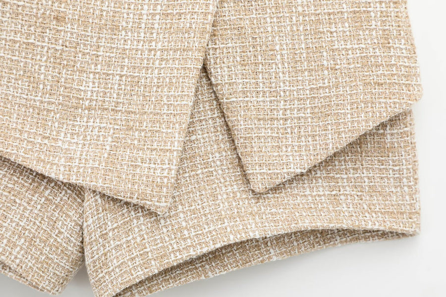 Casual non-stretch new zip-up with belt shorts