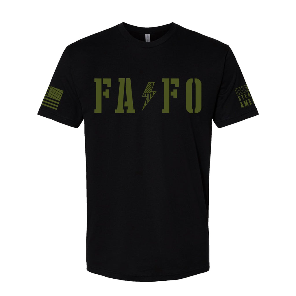 FAFO Shirt – Bold Patriotic Tee (Black)