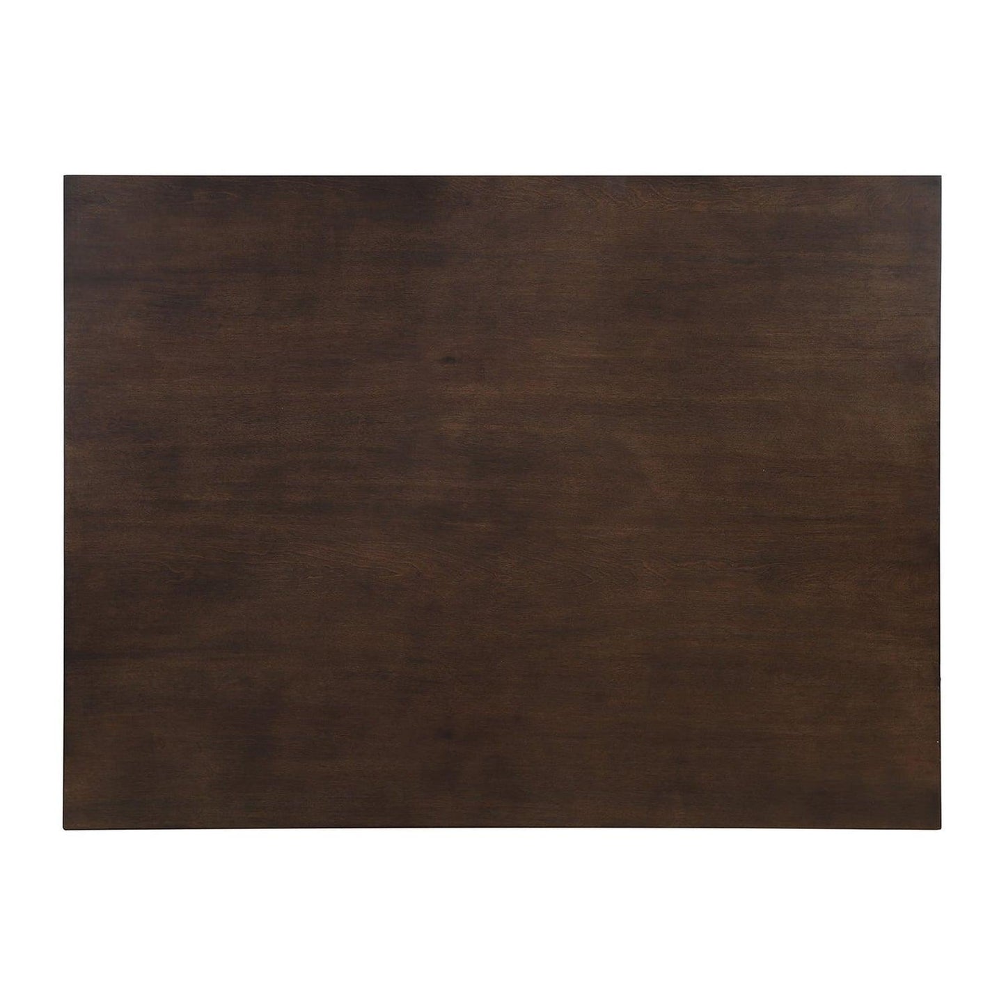 48"W Solid Rubberwood 5-Piece Dining Table Set with Diamond Chair Back