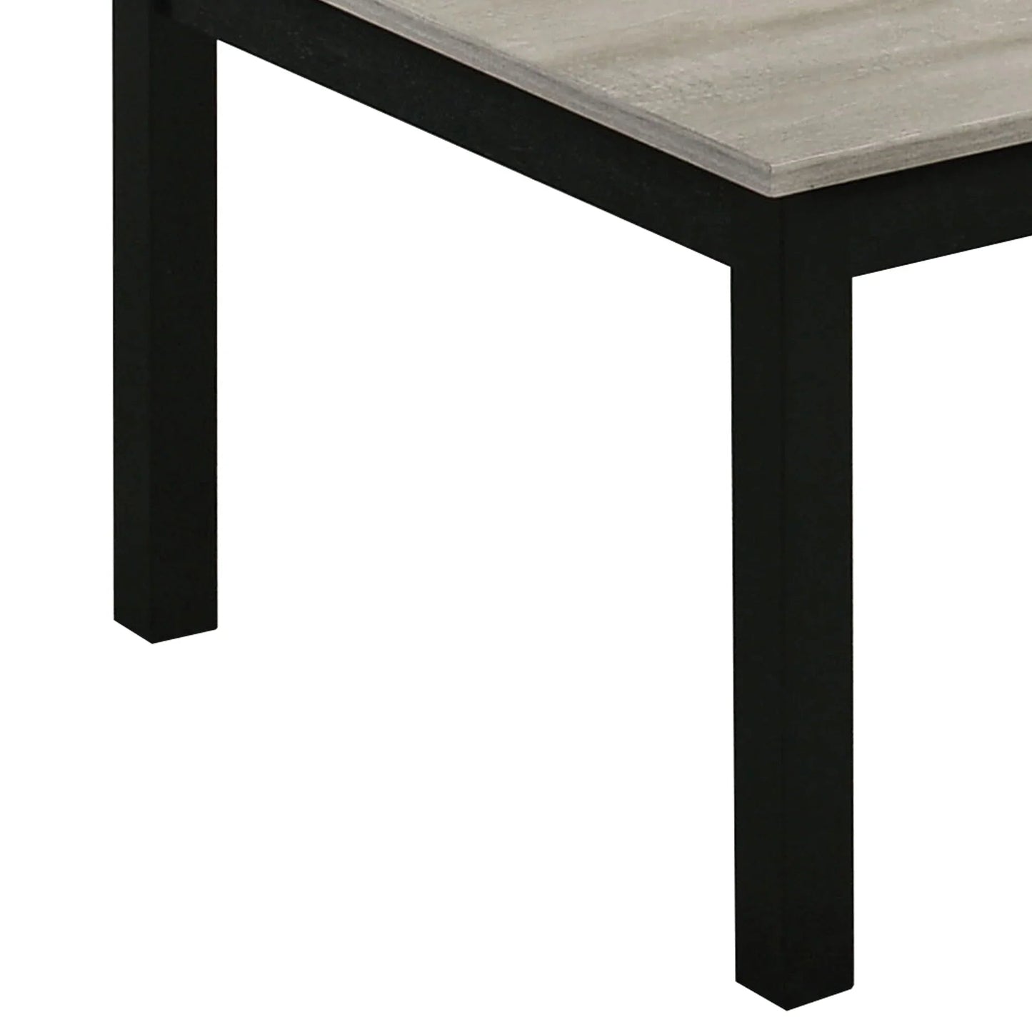 Findlay 3-Piece 47.5 in. Rectangle Faux Marble Top Coffee Table Set with Solid Wood Legs