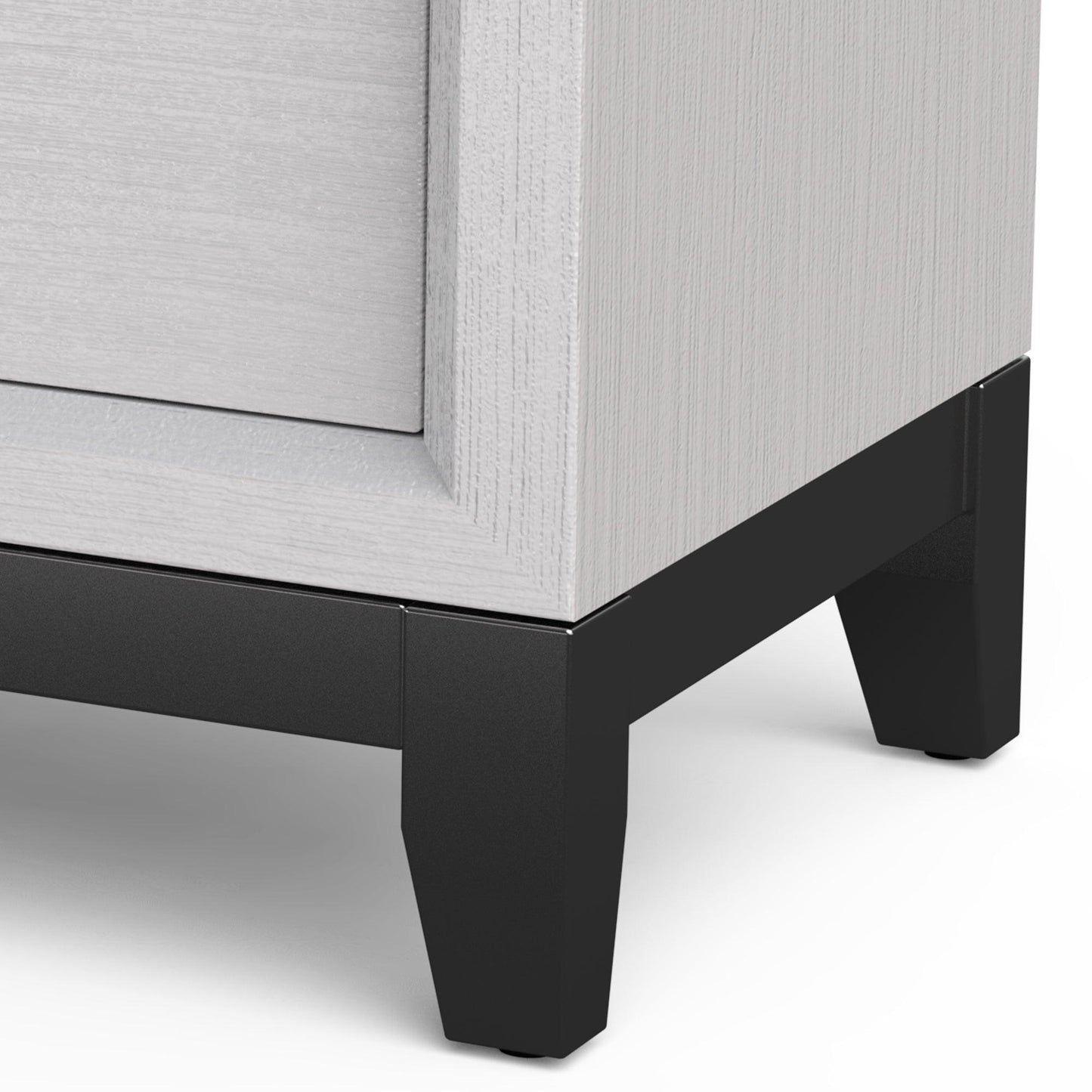 Furniture of America Lucien Modern Wood Nightstand with 2 Drawers