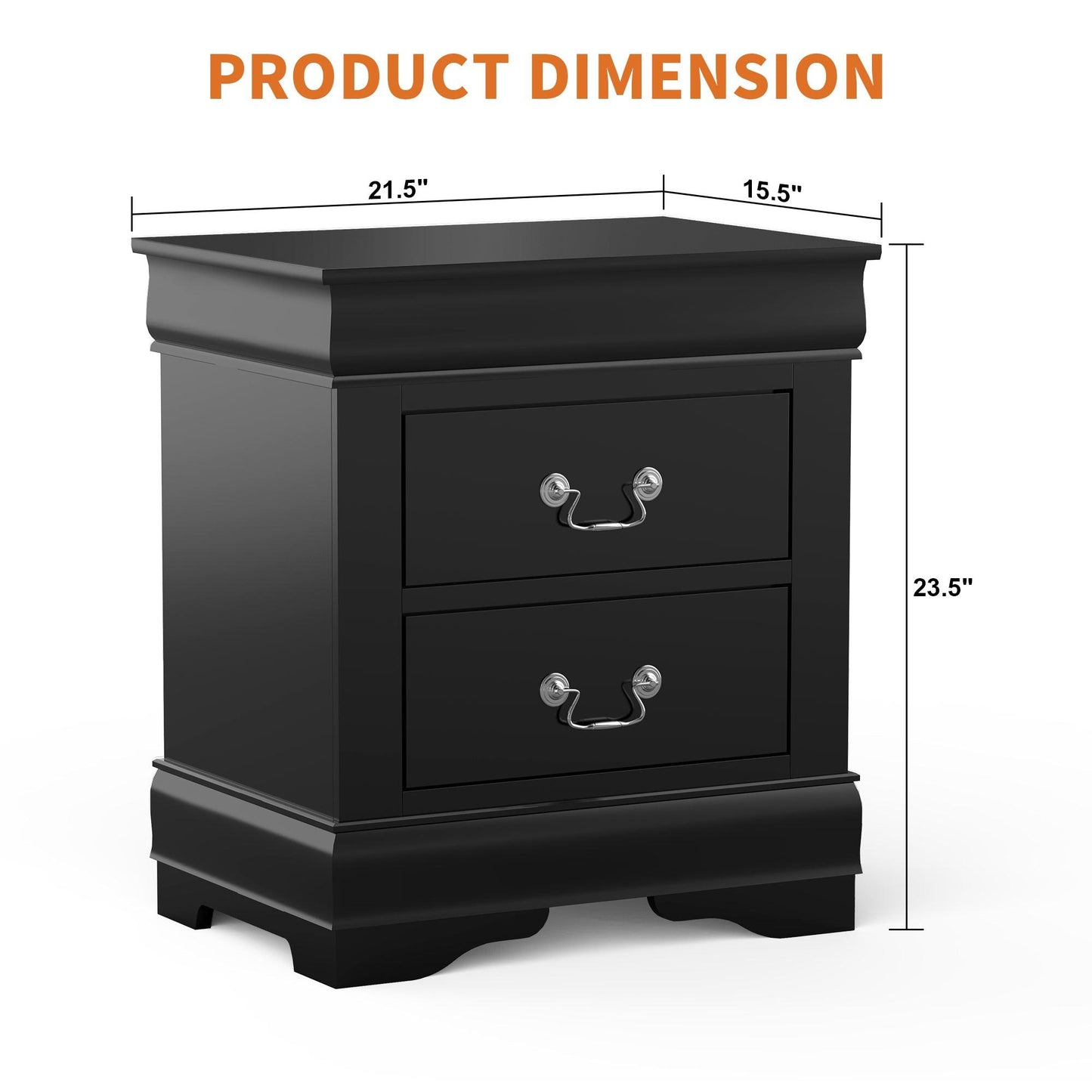 Furniture of America Night Stand Louis Philippe