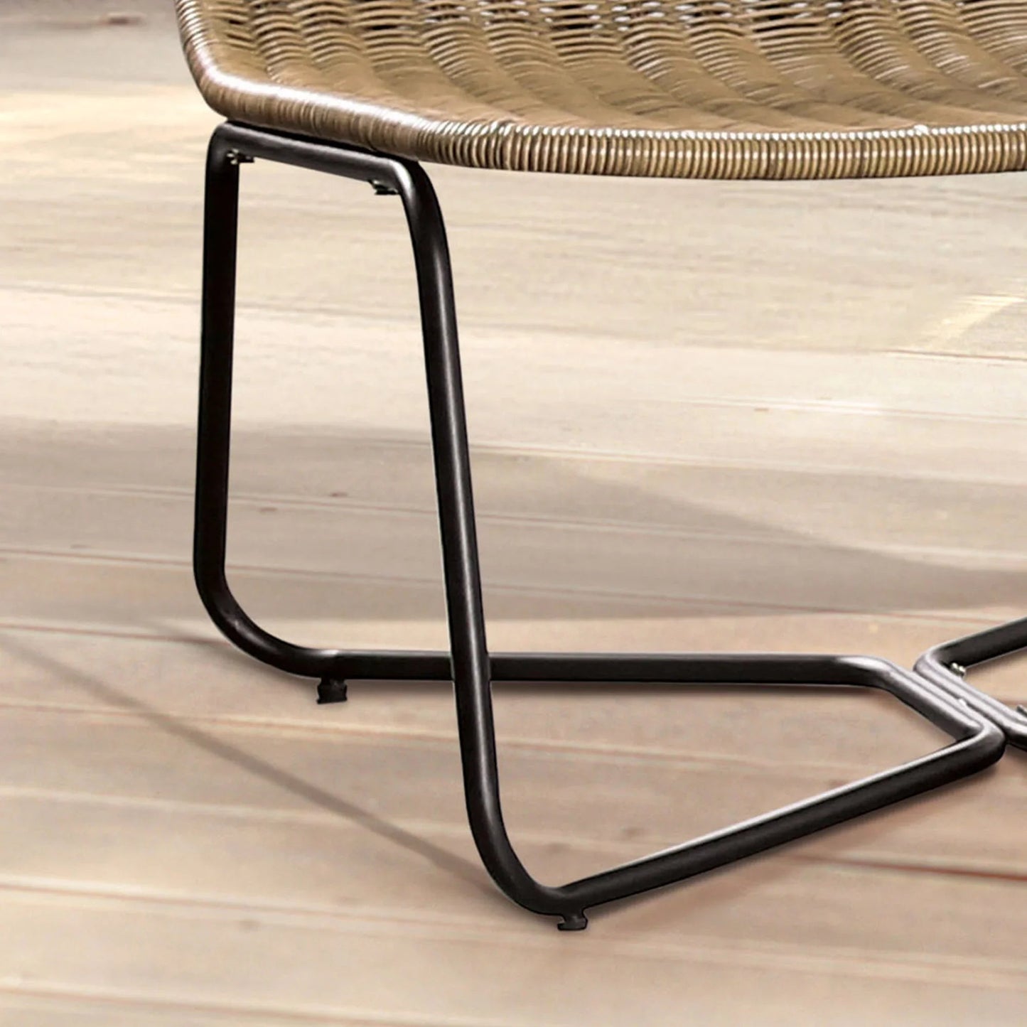 Sarabi 3-Piece Natural Wicker Outdoor Conversation Set