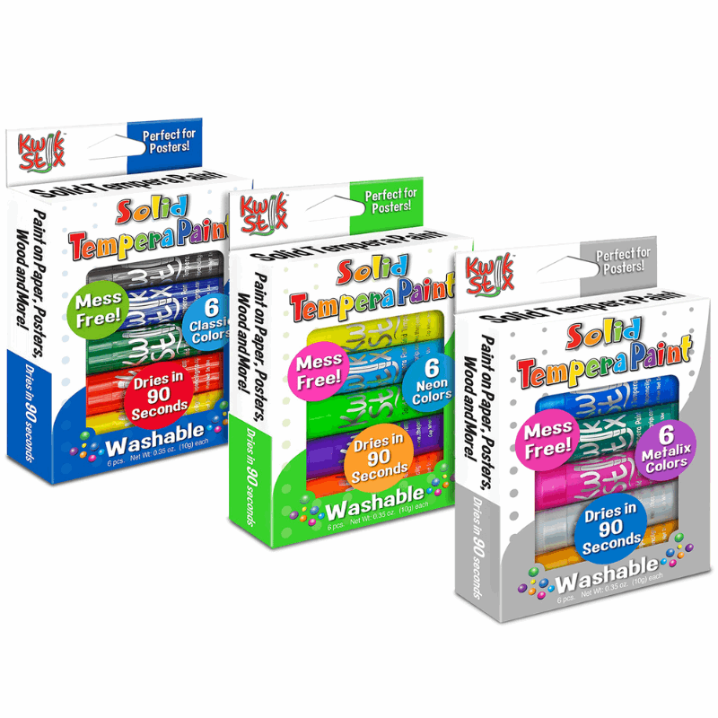 Kwik Stix Paint Sticks 6 Pack Bundle