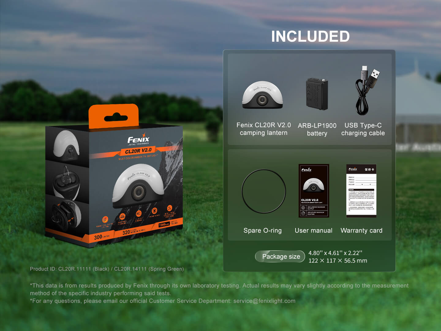 Fenix CL20R V2 Multicolor Camping Lantern