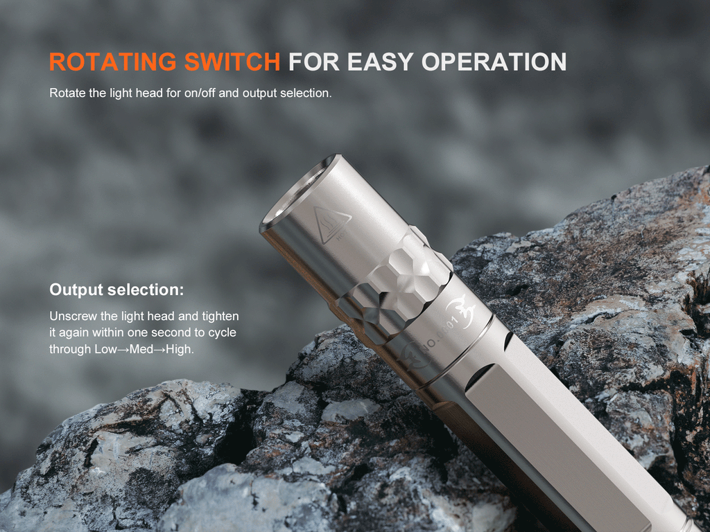 Fenix SilvGlow Limited Edition Collector's AAA Flashlight