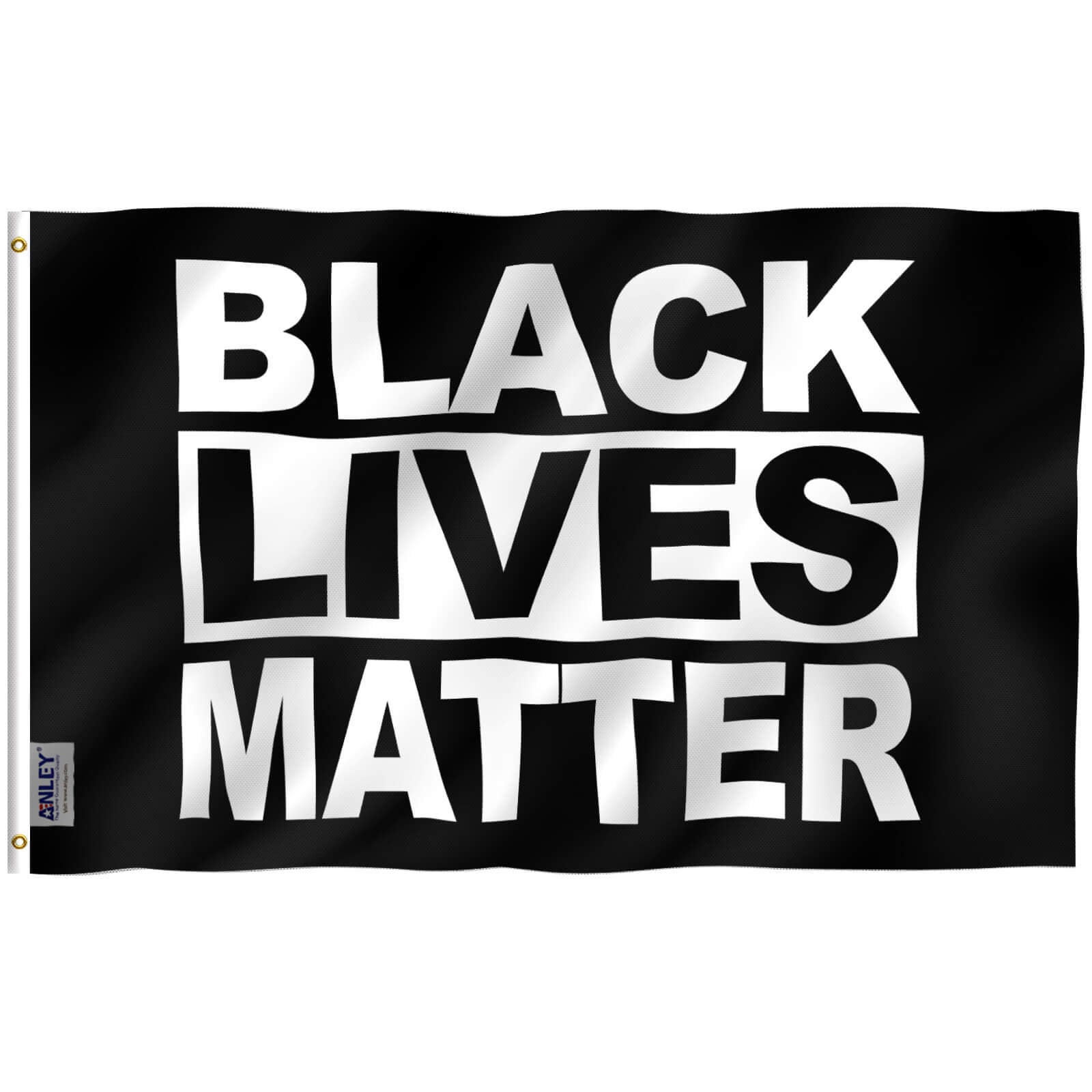 Black Lives Matter - Single Sided Flag