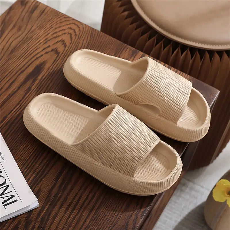 Women's Super Soft Eva Thick Platform Slides
