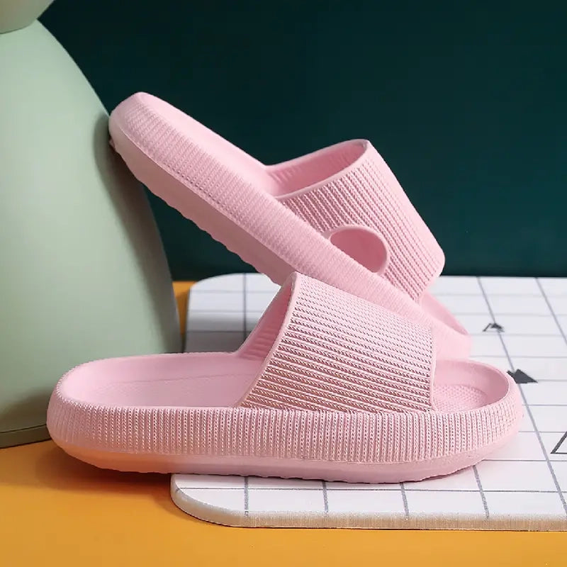 Women's Super Soft Eva Thick Platform Slides