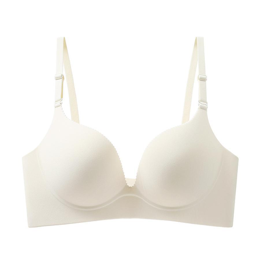 Sexy slight stretch simple solid traceless gathered breathable