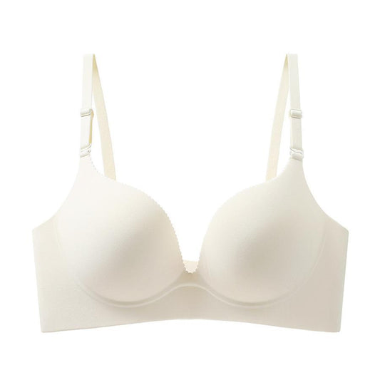 Sexy slight stretch simple solid traceless gathered breathable