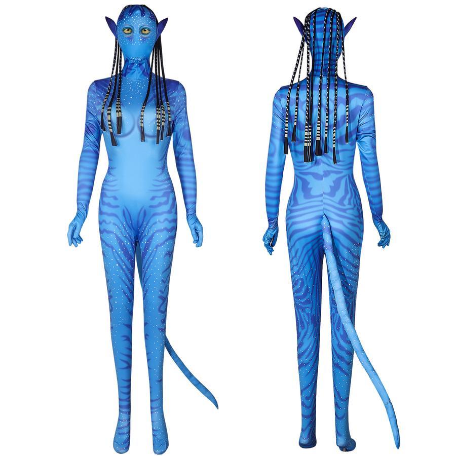 Sexy slight stretch zip-up woman's role costumes size run small (contain hair& ear& tail)