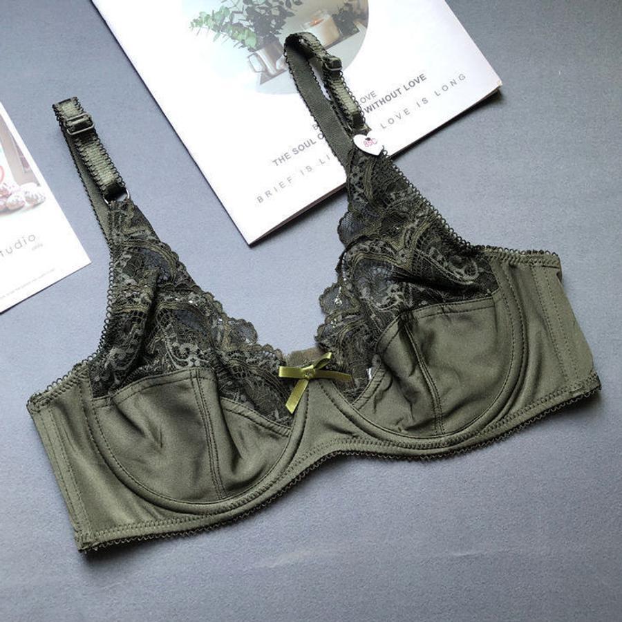 Stretch stitching lace with bra rim unpadded braletts