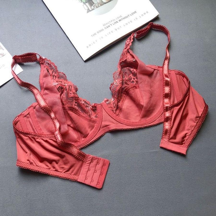 Stretch stitching lace with bra rim unpadded braletts