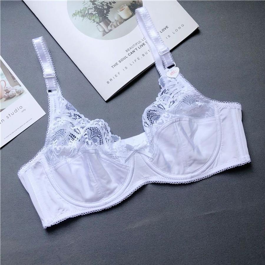 Stretch stitching lace with bra rim unpadded braletts