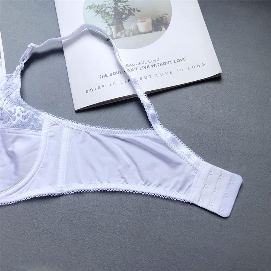Stretch stitching lace with bra rim unpadded braletts
