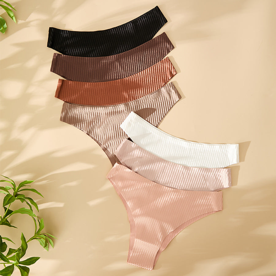 Sexy slight stretch solid color no trace thin breathable quick-drying briefs