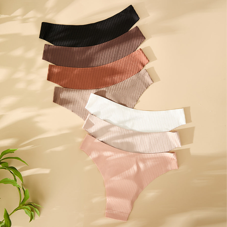 Sexy slight stretch solid color no trace thin breathable quick-drying briefs