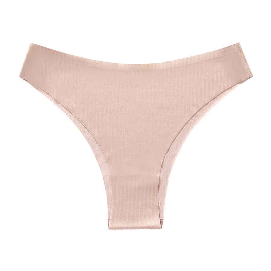 Sexy slight stretch solid color no trace thin breathable quick-drying briefs