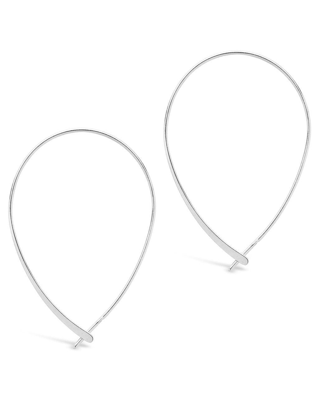 Delicate Threader Hoop Earrings