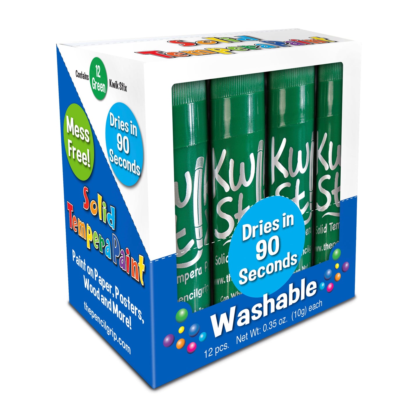 Single Colored Kwik Stix, Set of 12, Available in Various Colors