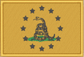 Gadsden 13 Star Flag Morale Patch