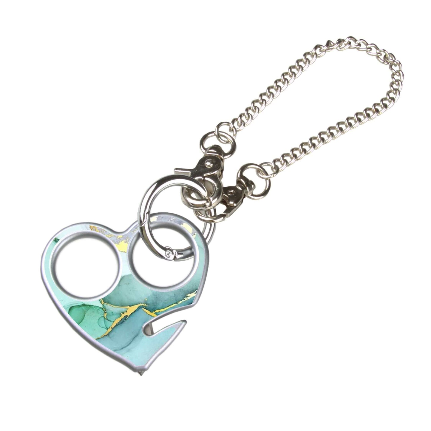 Stinger Sweetheart Self-Defense Keychain, Mini EDC Emergency Tool, Glass Breaker, Seatbelt Cutter, Car Rearview Mirror Pendant Décor