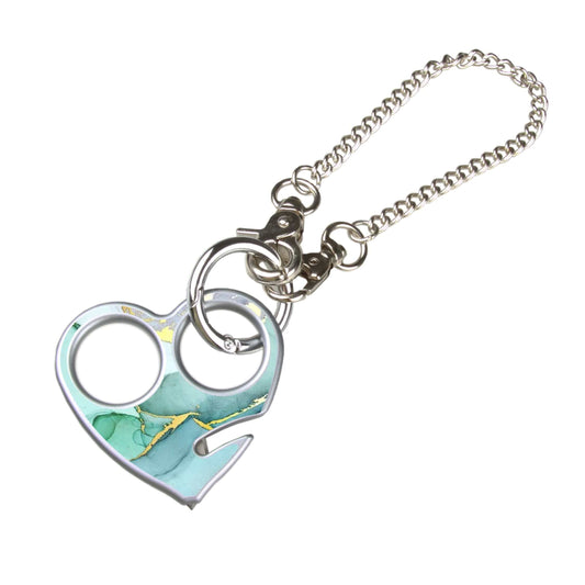 Stinger Sweetheart Self-Defense Keychain, Mini EDC Emergency Tool, Glass Breaker, Seatbelt Cutter, Car Rearview Mirror Pendant Décor