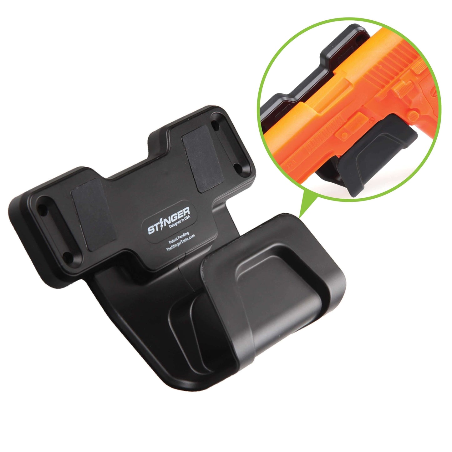 Stinger Magnetic Gun Mount (M1) w/ Safety Trigger Guard Protection