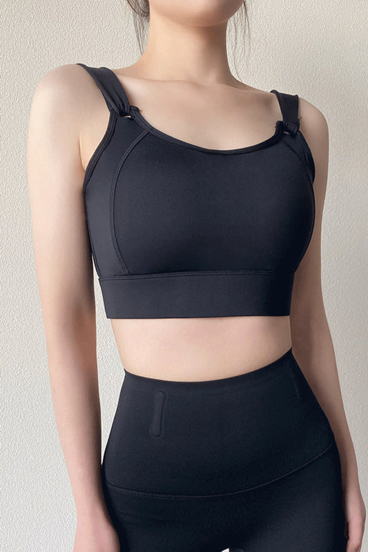 Sports high stretch 3 colors padded velcro yoga vest(size run small)