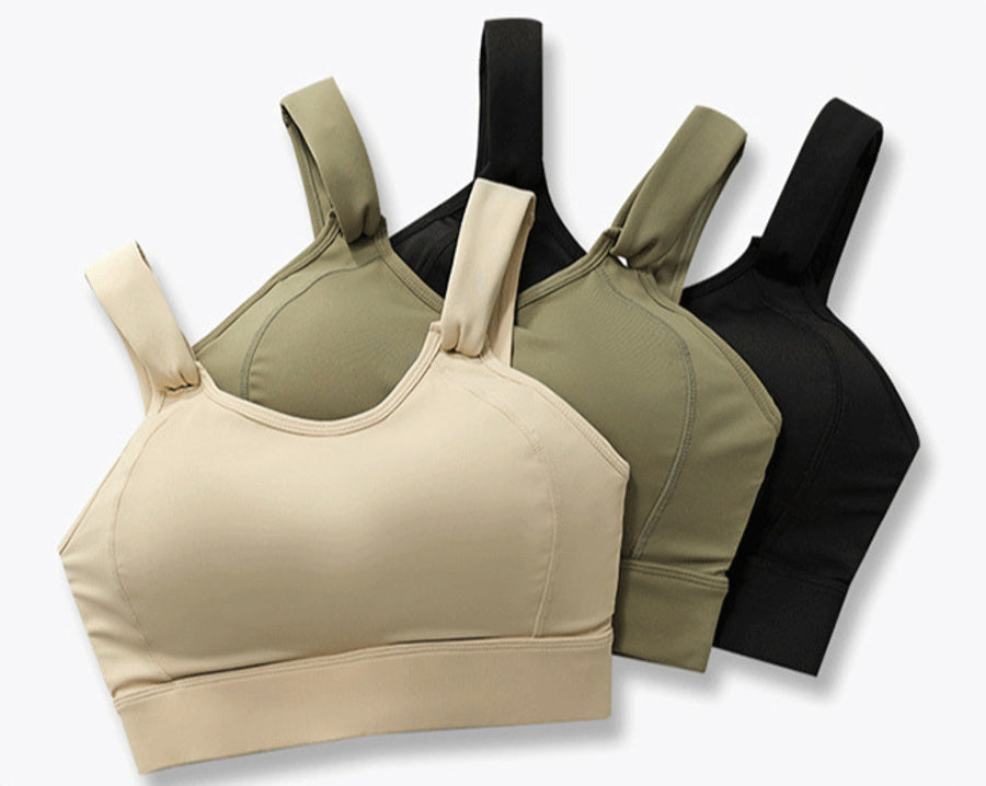 Sports high stretch 3 colors padded velcro yoga vest(size run small)