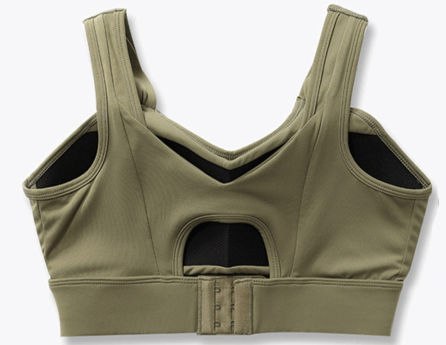 Sports high stretch 3 colors padded velcro yoga vest(size run small)