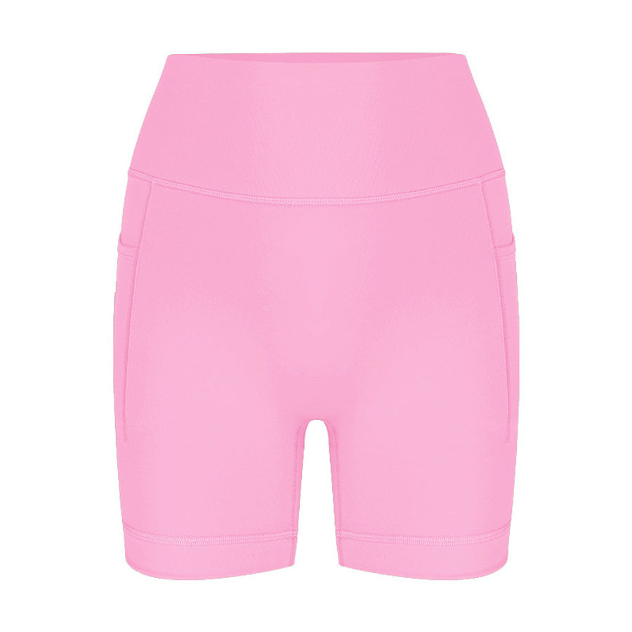 Sports high stretch tight high waist tummy control yoga shorts