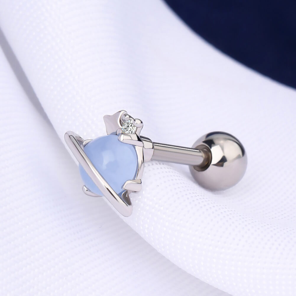 Planet Helix Stud Tragus Stud