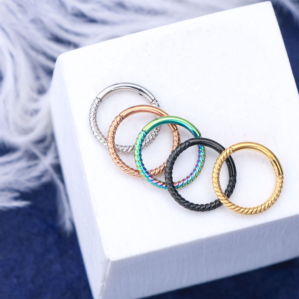 Waven Hinged Segment Cartilage Ring